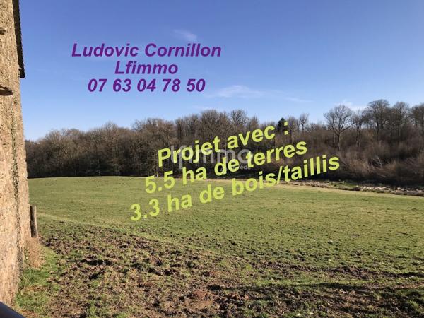 Propriété orientée chevaux : 140m2, 8.8ha, dépendances