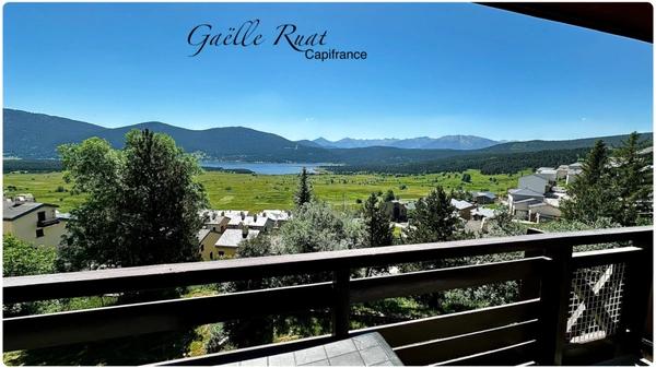 LES ANGLES (66210) – Appartement duplex 4 chambres – Vue panoramique sur le lac de Matemale et la chaîne des Pyrénées – Balcon