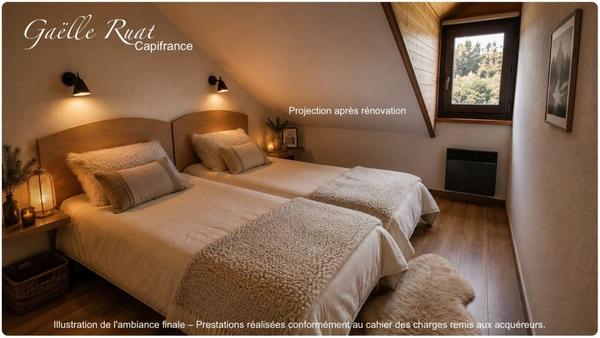 LES ANGLES (66210) – Appartement duplex 4 chambres – Vue panoramique sur le lac de Matemale et la chaîne des Pyrénées – Balcon