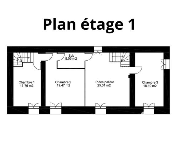 Maison traditionnelle 5 pièces de 155 m² à LES ABRETS (38490)
