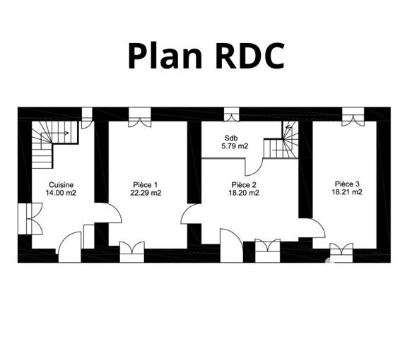 Maison traditionnelle 5 pièces de 155 m² à LES ABRETS (38490)