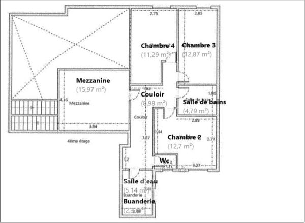Duplex cathédrale aux volumes spectaculaires avec studio independant