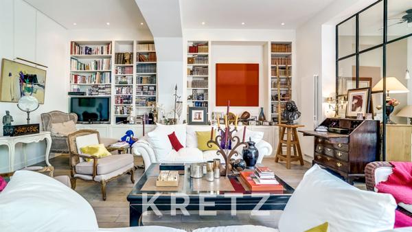 Loft avec jolie terrasse arborée