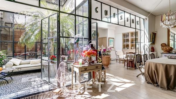 Loft avec jolie terrasse arborée