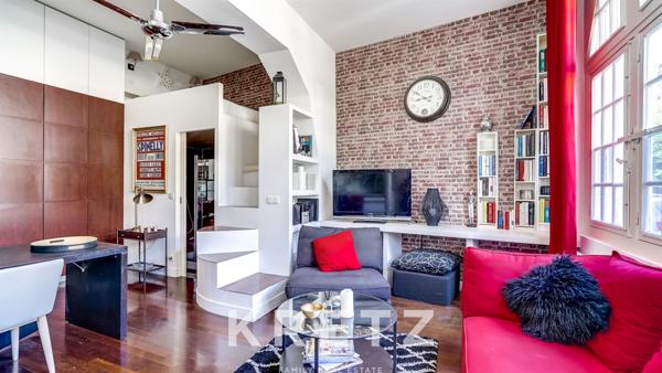 Loft avec jolie terrasse arborée