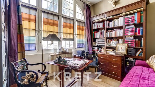 Loft avec jolie terrasse arborée