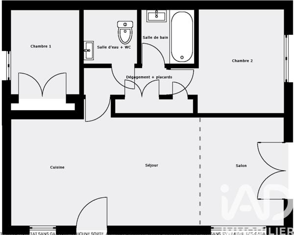 Appartement à vendre 3 pièces 42,8 m² Grimaud