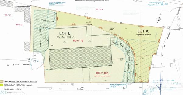Terrain à vendre 650 m² Saint-Jean-de-Beauregard