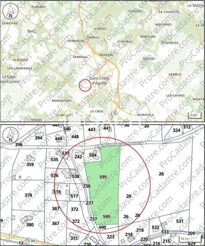 Terrain constructible 10270m² Saint-Chély-d'Apcher