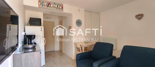Balaruc-les-Bains – Studio rénové avec balcon et rentabilité immédiate