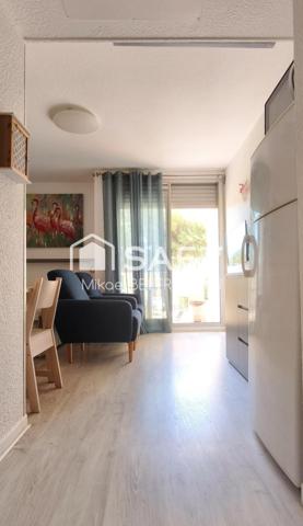 Balaruc-les-Bains – Studio rénové avec balcon et rentabilité immédiate
