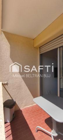 Balaruc-les-Bains – Studio rénové avec balcon et rentabilité immédiate
