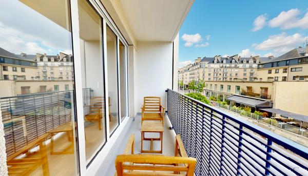 Appartement F2 - balcon - ascenseur