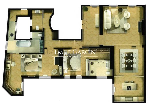 A vendre - Appartement - 135 m² -  Paris  - 75007 - Carré des Antiquaires