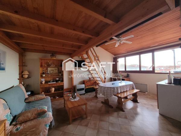 Appartement 36m2 + 8m2 mezzanine – Biscarrosse Plage –