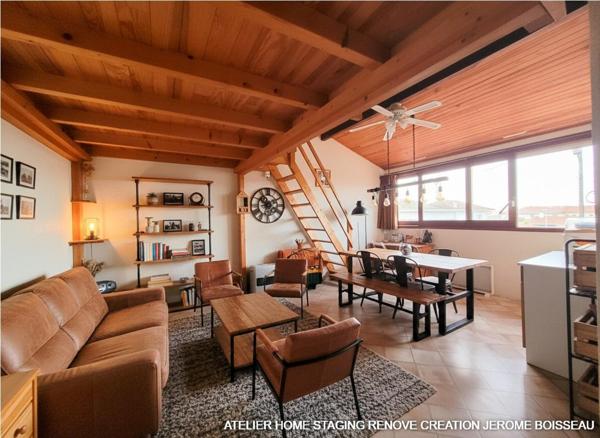 Appartement 36m2 + 8m2 mezzanine – Biscarrosse Plage –