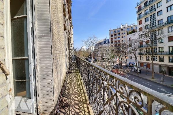 Appartement 2 pièces avec balcon - 43,63 m² - 2ième étage - Paris 16e Auteuil Sud