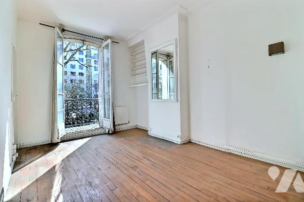 Appartement 2 pièces avec balcon - 43,63 m² - 2ième étage - Paris 16e Auteuil Sud
