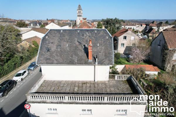Centre ville, maison de 4 chambres, garage, jardin