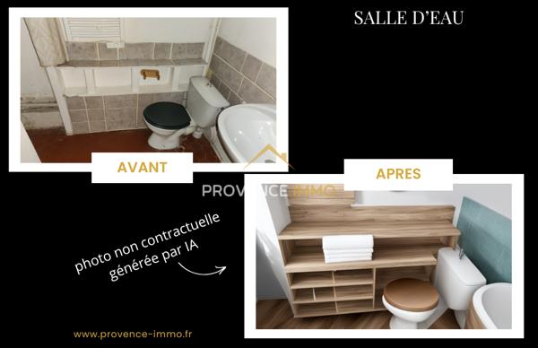 Digne-les-Bains (04000) NOUVELLE EXCLUSIVITÉ À saisir – Grand T2 avec potentiel, 63,80 m² – Digne-les-Bains