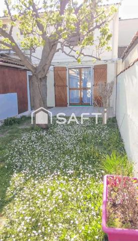 MAISON 100 M², 3 CHAMBRES AVEC GARAGE ET JARDIN