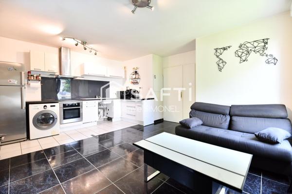 Grand appartement de deux pièces avec un grand jardin privé de 200m2 !