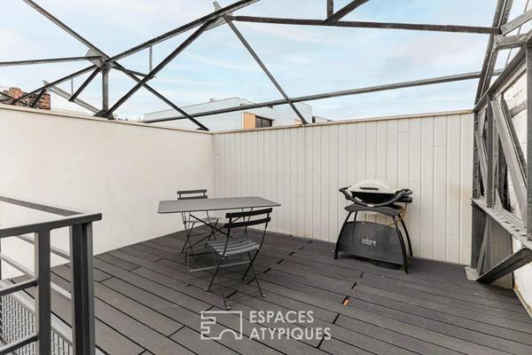 Triplex d’architecte avec terrasse en roof-top
