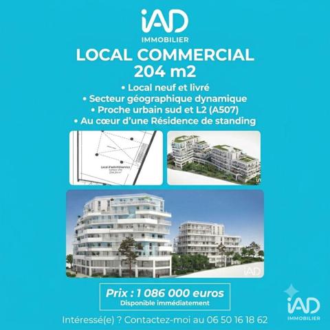 Boutique/Local commercial à vendre 204 m² Marseille 10