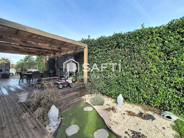 MAISON 136M2-4 CHAMBRES-TERRAIN 634M2-LUDON MÉDOC
