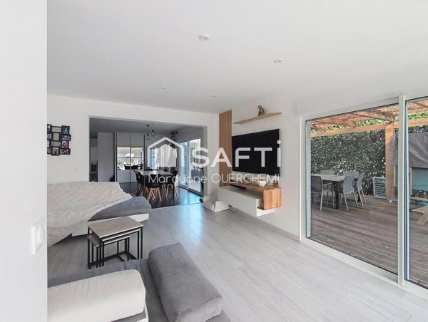 MAISON 136M2-4 CHAMBRES-TERRAIN 634M2-LUDON MÉDOC