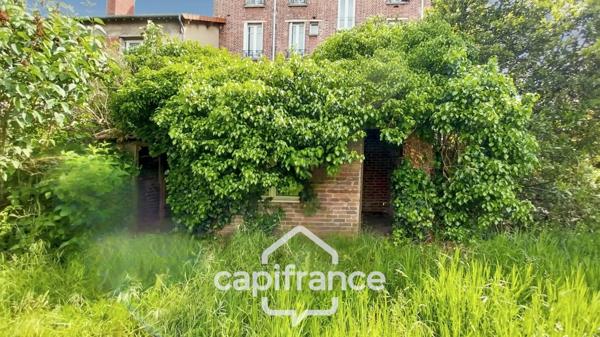 Quartier Planètes-A vendre maison individuelle 78m2+sous-sol 43m2+combles aménageables + cabanon-jardin-garage
