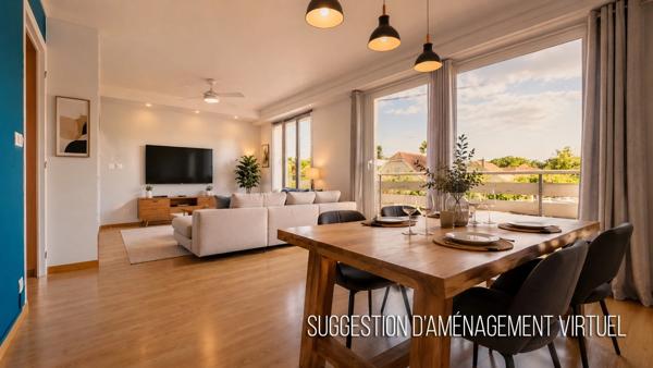 Appartement à vendre 3 pièces LESCAR (64) Jardin de 268m2 Parking et garage