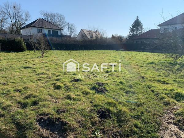 Terrain constructible de 939m2