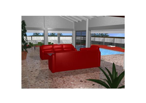 Spacieuse villa architecte P6 vue mer éloignée avec piscine sur 1200 m² de terrain arboré et clos