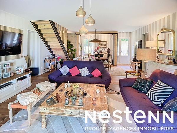 A vendre Maison 8 pièces 200m² et un appartement de 50m² sur terrain de 1500m²