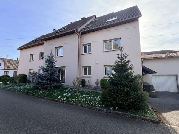 Appartement 2 pièces 54m² en rez-de-jardin à Herrlisheim avec garage