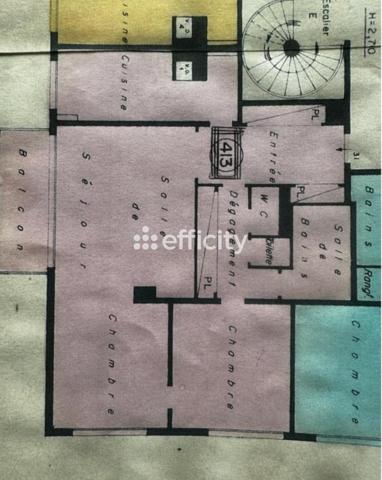 Appartement 3 pièces - 78 m²