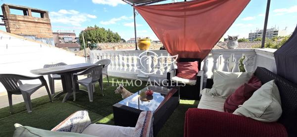 Alès hyper-centre — Duplex 5 chambres, terrasse 18 m², DPE C, charges 350 €/an