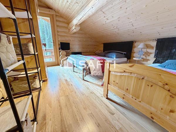 Chalet de Charme en Fustes – Vue Forêt et Montagne, Sauna, 4 Chambres – Superbolquère