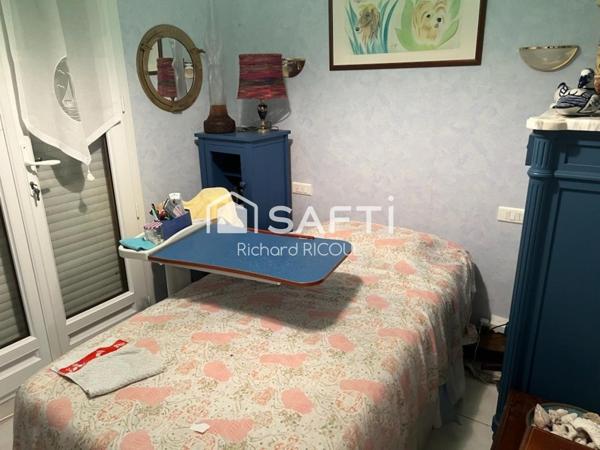 T2 vue mer RDC - Jardinet - Garage - Agrandissable