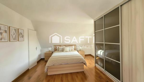 Maison individuelle sur sous-sol complet 4 chambres et jardin