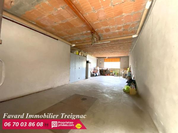 Maison  de 132 m²  4 chambres -  atelier 180 m²  + Jardin   TREIGNAC
