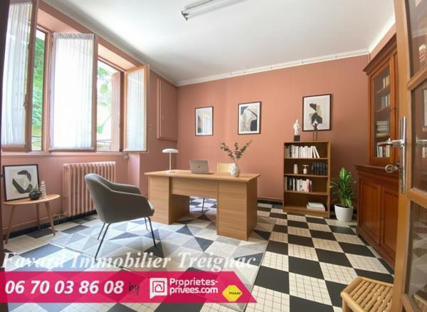 Maison  de 132 m²  4 chambres -  atelier 180 m²  + Jardin   TREIGNAC