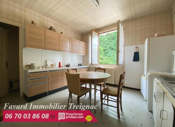 Maison  de 132 m²  4 chambres -  atelier 180 m²  + Jardin   TREIGNAC