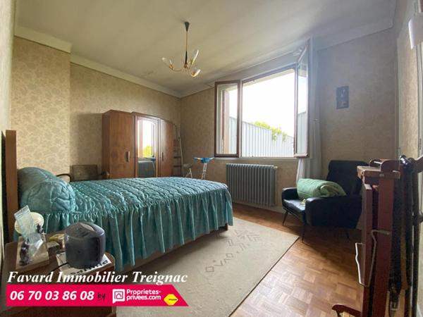 Maison  de 132 m²  4 chambres -  atelier 180 m²  + Jardin   TREIGNAC
