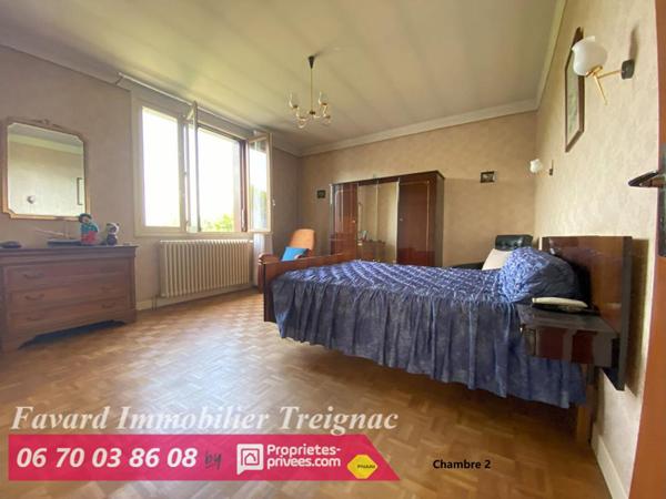 Maison  de 132 m²  4 chambres -  atelier 180 m²  + Jardin   TREIGNAC