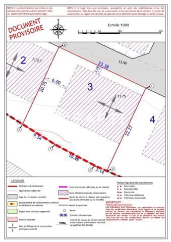 Terrain constructible et viabilisé 510m² proche RIA