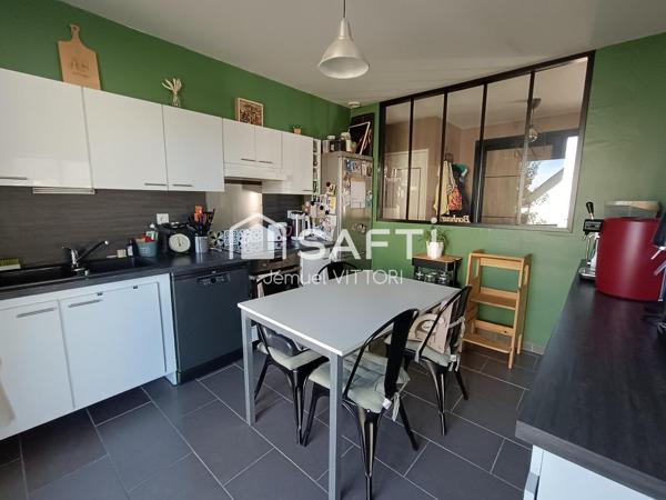 Pavillon de plain-pied, 3 chambres, sous-sol, terrasse, jardin