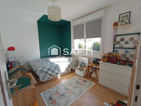 Pavillon de plain-pied, 3 chambres, sous-sol, terrasse, jardin