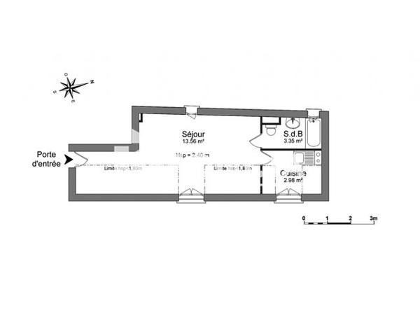 Location Studio 19.89 m² - 111 GRAND'RUE Strasbourg 67000